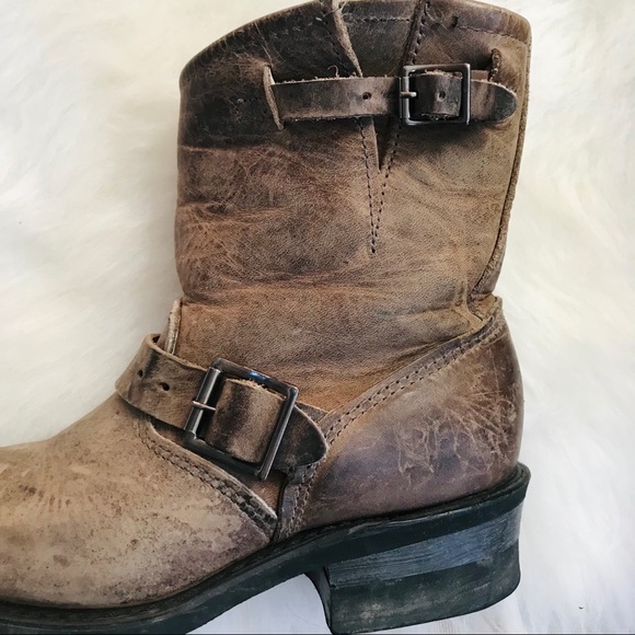 SOLD Frye Engineer 8R Oil Resistant Leather Boot - Picture 11 of 16